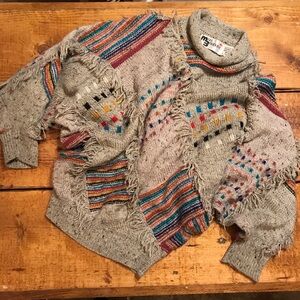 Fringe ‘Bat Wing’ Sweater